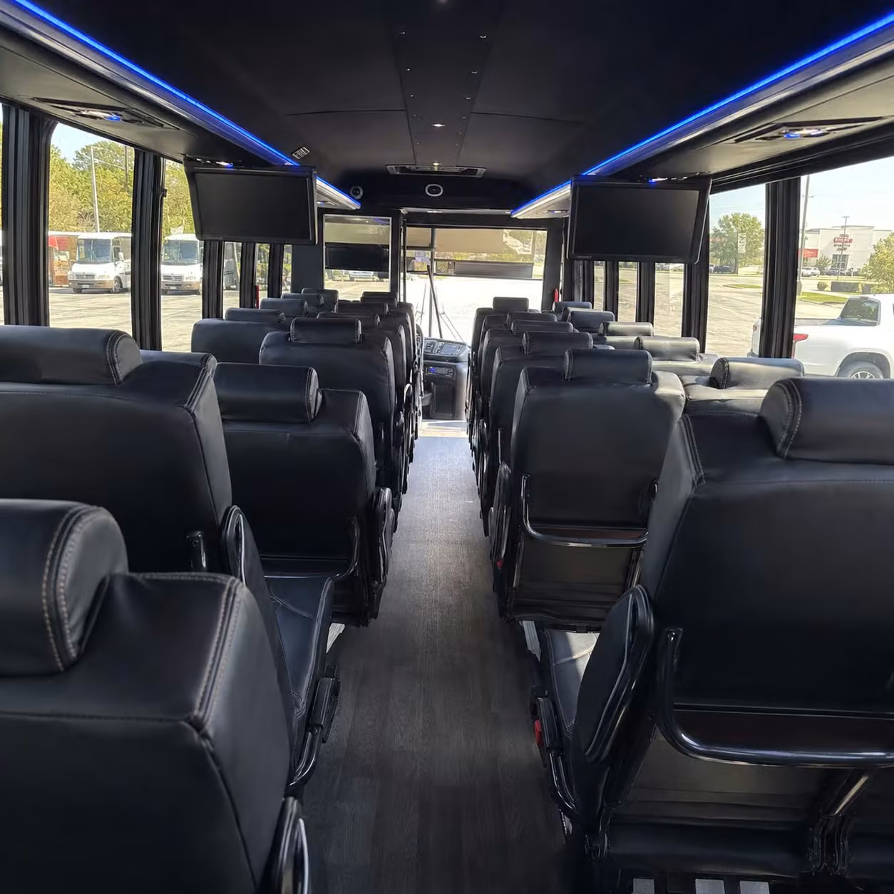 30 passenger minibus inside