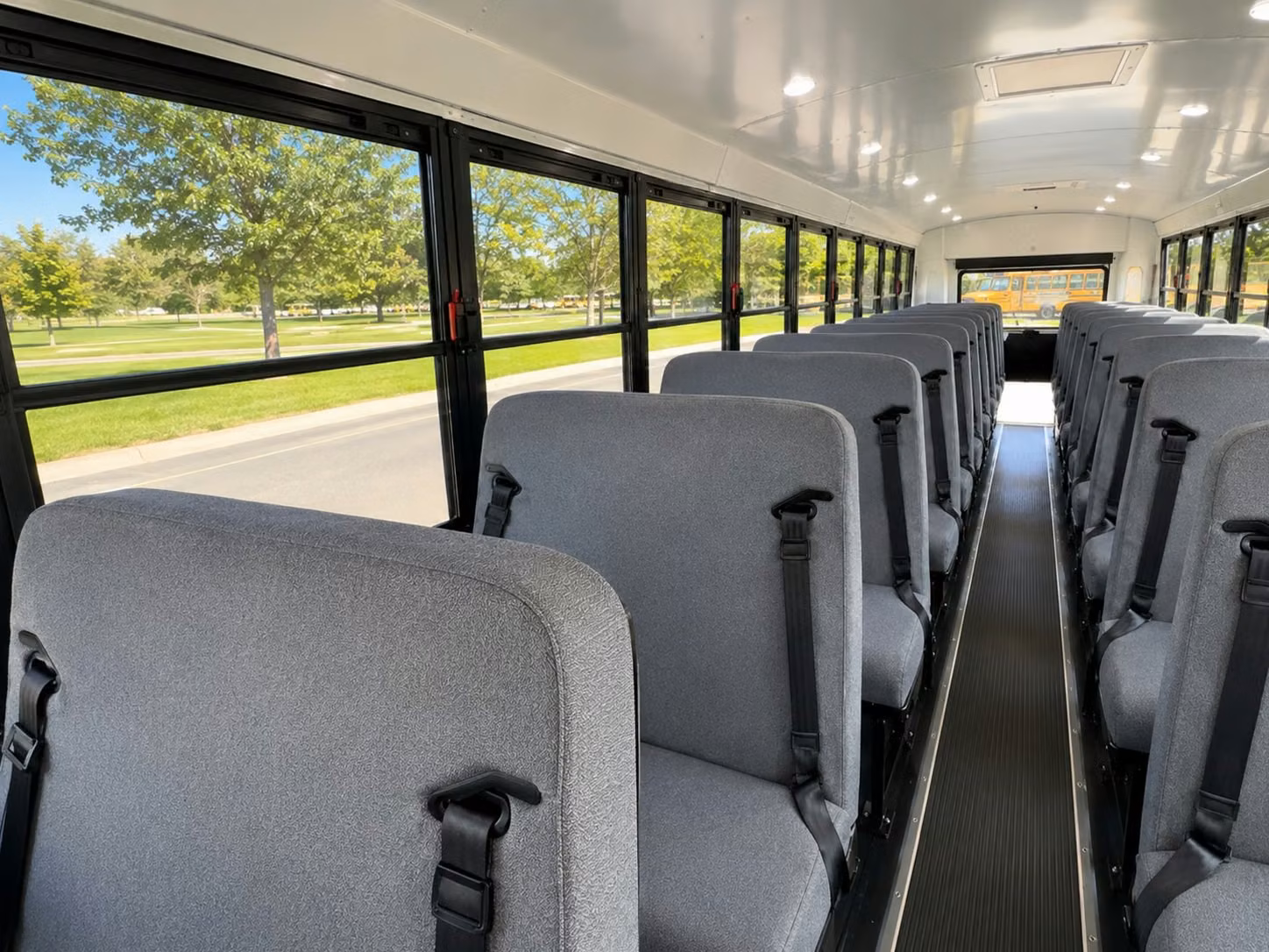 school bus interior