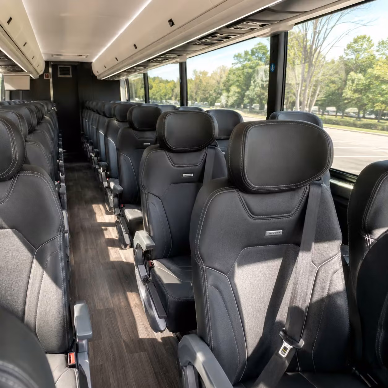 south fulton charter bus interior